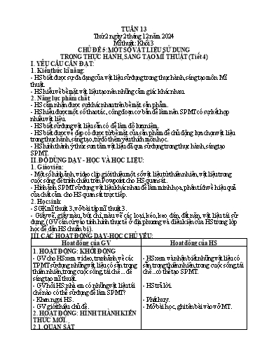 Giáo án các môn Tiểu học - Tuần 13 - Năm 2024-2025 - Nguyễn Thị Kim Chi