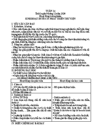 Giáo án các môn Tiểu học - Tuần 14 - Năm 2024-2025 - Nguyễn Thị Kim Chi