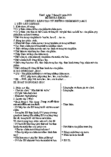 Giáo án các môn Tiểu học - Tuần 5 - Năm 2024-2025