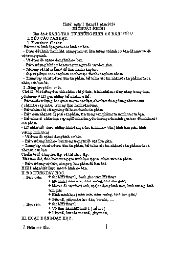 Giáo án các môn Tiểu học - Tuần 9 - Năm 2024-2025