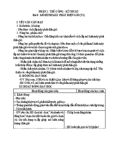 Giáo án Công nghệ 5 - Tuần 28
