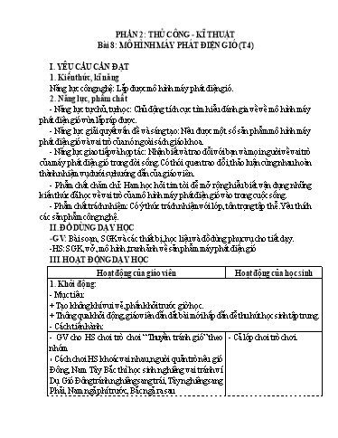 Giáo án Công nghệ 5 - Tuần 29