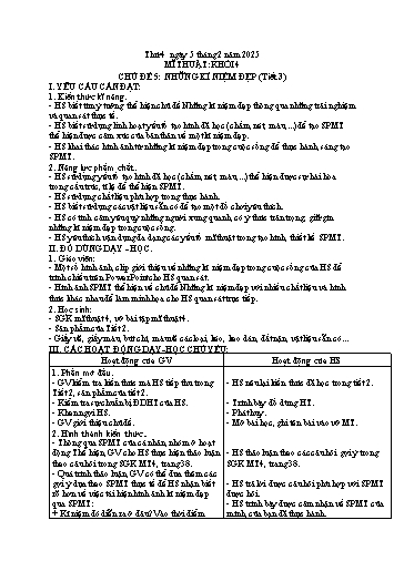 Giáo án Đạo đức + Mĩ thuật + Hoạt động trải nghiệm Tiểu học - Tuần 21 - Năm học 2024-2025