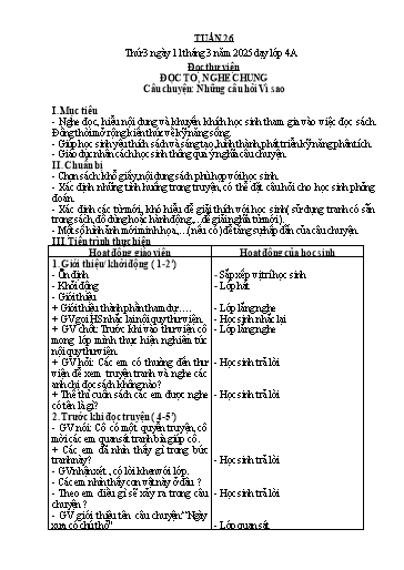 Giáo án Tiếng Việt Lớp 4 - Tuần 26 - Năm học 2024-2025