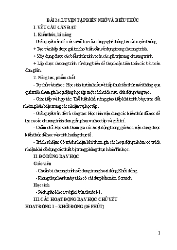 Giáo án Tin học 5 - Tuần 29 - Năm học 2024-2025
